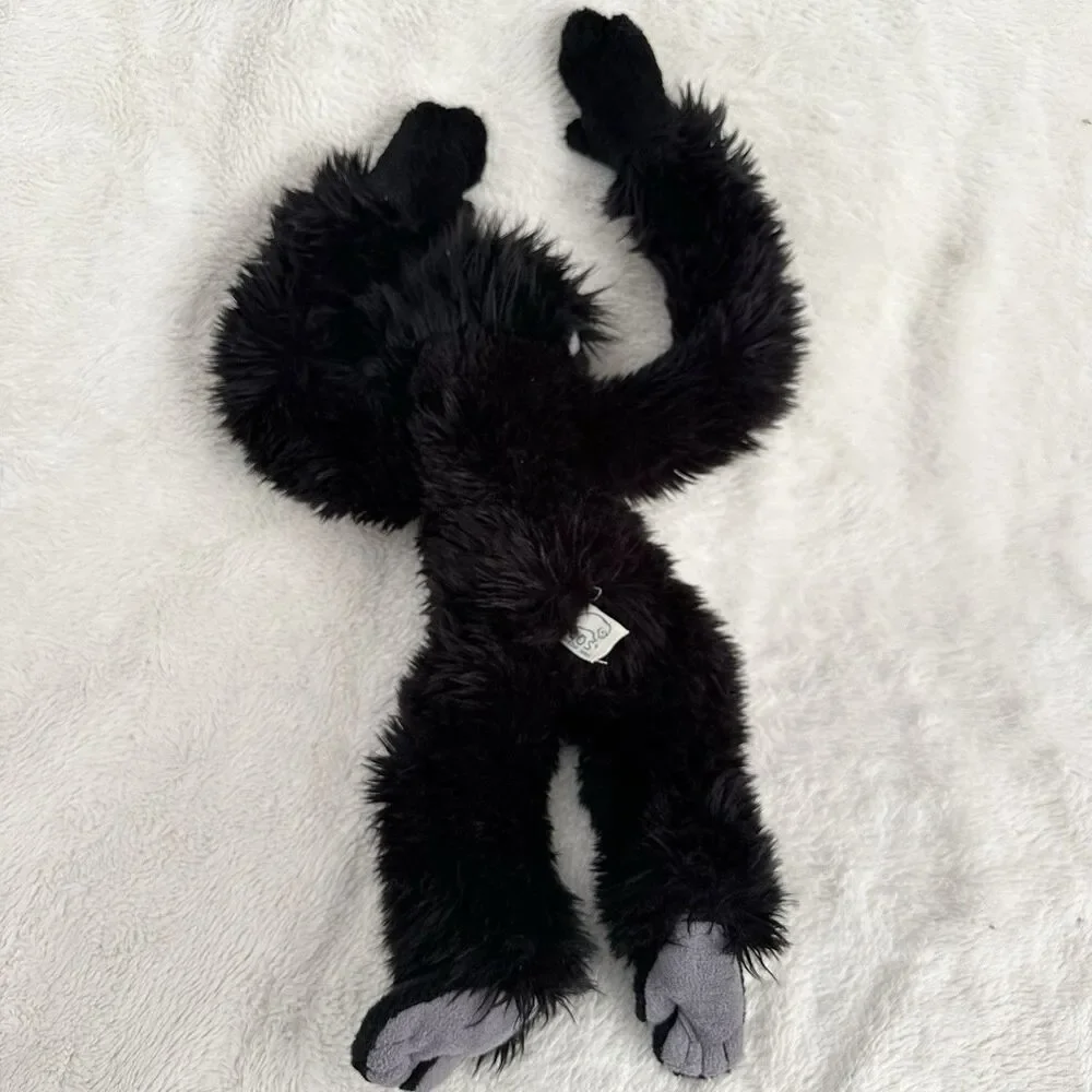 SOS Save Our Space Black Gorilla Monkey Long Arm Realistic Plush Toy Stuffed